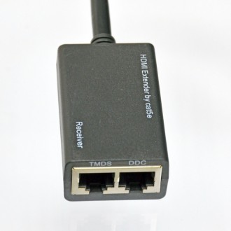 
 HDMI удлинитель по витой паре, который позволяет разместить дисплей по HDMI си. . фото 3