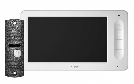 Комплект AVD-7005 (белый/коричневый) состоит из цветного видеодомофона AVD-705 с. . фото 2