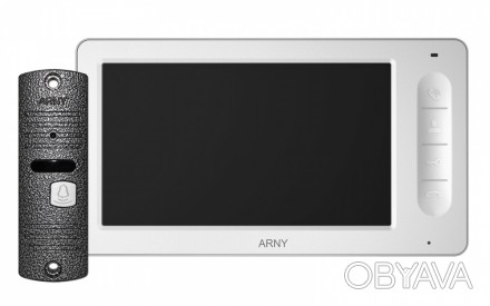 Комплект AVD-7005 (белый/коричневый) состоит из цветного видеодомофона AVD-705 с. . фото 1