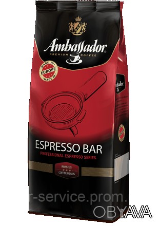 Кофе Ambassador Espresso Bar - натуральный зерновой кофе темной обжарки,20/80 Ар. . фото 1