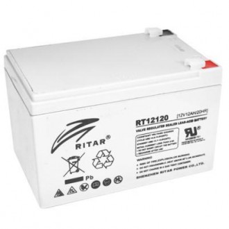 Батарея к ИБП Ritar AGM RT12120, 12V-12Ah (RT12120). Бровары. фото 1 Батарея к ИБП Ritar AGM RT12120, 12V-12Ah (RT12120). Бровары. фото 1