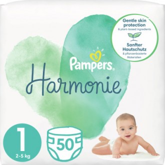 Подгузник Pampers Harmonie Newborn Размер 1 (2-5 кг) 50 шт (8006540156513). Бровари. фото 1 Подгузник Pampers Harmonie Newborn Размер 1 (2-5 кг) 50 шт (8006540156513). Бровари. фото 1