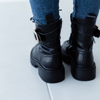 Женские ботинки черные зимние Blaze 3331 Ботинки женские выполнены из натурально. . фото 3