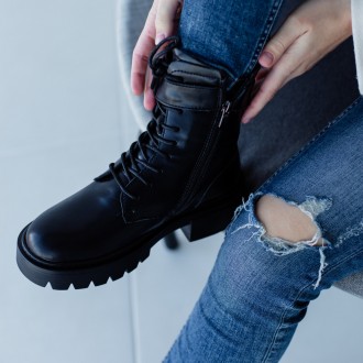 Женские ботинки черные зимние Blaze 3331 Ботинки женские выполнены из натурально. . фото 8