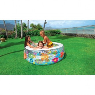 Детский надувной бассейн "Аквариум" Intex 58480 прекрасная возможность соединить. . фото 6