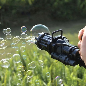 Игрушка-генератор пулемёт для мыльных пузырей Bubble Gun Blaster - это оригиналь. . фото 2