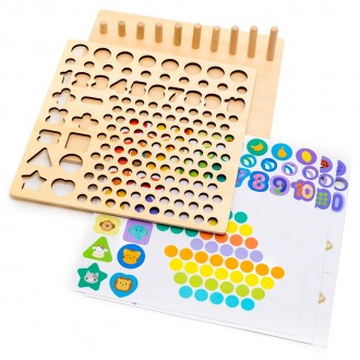 Большой набор Монтессори для сортировки по цветам это лучшая развивающая игра дл. . фото 4