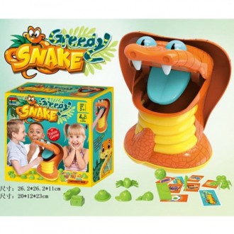 Детская развивающая настольная игра для детей Kingso Toys Жадная змея HC314619 с. . фото 2