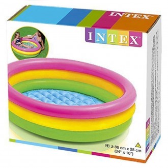 Рады представить вашему вниманию супер классный детский надувной бассейн Intex 5. . фото 4
