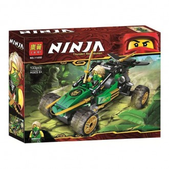 Блочный конструктор Ninja для мальчиков - Тропический внедорожник 133 деталей 11. . фото 2