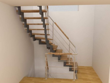 Компанія DecorMetal виготовить і встановить для вас сходи, з деревяними, гранітн. . фото 3