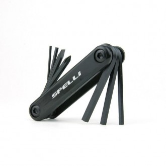 Профессиональный набор раскладных мульти-ключей Spelli SBT-267 Black из инструме. . фото 4