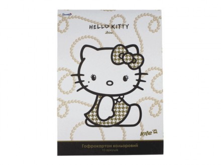 Гофрокартон цветн. (10л/10цвет.) A4 Hello Kitty D /1/100//. Харьков. фото 1 Гофрокартон цветн. (10л/10цвет.) A4 Hello Kitty D /1/100//. Харьков. фото 1
