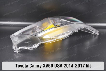 Стекло на фару Toyota Camry XV50 USA (2014-2017) VII поколение рестайлинг правое. . фото 5