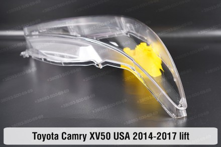 Стекло на фару Toyota Camry XV50 USA (2014-2017) VII поколение рестайлинг правое. . фото 6