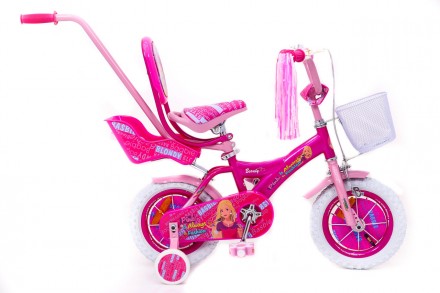 Яркий дизайн - Герои Барби
	Полная комплектация(Корзинка, багажник, родительская. . фото 7