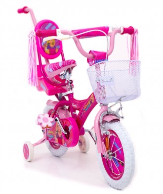 Детский велосипед для девочки Rueda BARBIE 12 дюймов БАРБИ с родительской ручкой. Суми. фото 1 Детский велосипед для девочки Rueda BARBIE 12 дюймов БАРБИ с родительской ручкой. Суми. фото 1
