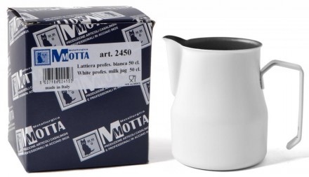 Молочник нержавеющая сталь Motta Europa, Белый, для молока, 500 мл, Питчер для к. . фото 3