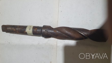Сверло с коническим хвостовиком 41.0 мм.
Сплав - Р6М5.
Сделано в СССР.
. . фото 1