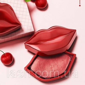 Патчі для губ Bioaqua Cherry Collagen Moisturizing Essence Lip Film.
Патчі для г. . фото 3
