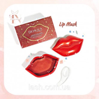 Патчі для губ Bioaqua Cherry Collagen Moisturizing Essence Lip Film.
Патчі для г. . фото 4