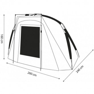 
 Палатка Basecamp теперь имеет беспрецедентный промежуточный размер. При общей . . фото 6