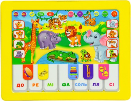 Интерактивный планшет с животными зоопарка «Мама и малыш». Игра позволяет изучит. . фото 3