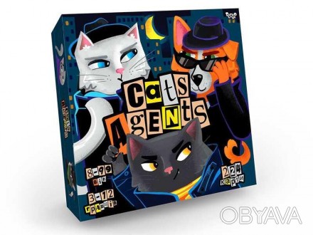 гр Развлекательная игра "CATS AGENTS" УКР G-CA-01-01U "ДАНКО ТОЙС" 
 
Отправка д. . фото 1