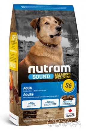 Корм Nutram (Нутрам) S6 Sound Balanced Wellness Adult Dog относится к кормам кат. . фото 1