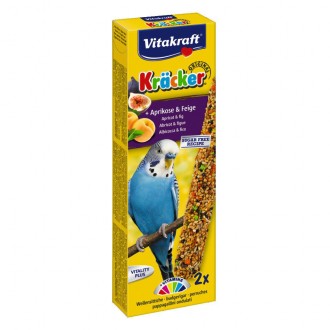 Лакомство для волнистых попугаев Vitakraft «Kracker Original + Apricot & Fig» 2 . Київ. фото 1 Лакомство для волнистых попугаев Vitakraft «Kracker Original + Apricot & Fig» 2 . Київ. фото 1