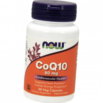 Коэнзим Q10 Now Foods CoQ10 60 mg 60 капс
✅Только оригинальная продукция, отправ. . фото 2