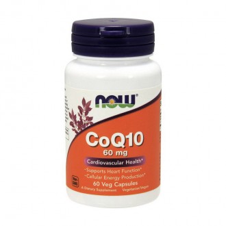 Коэнзим Q10 Now Foods CoQ10 60 mg 60 капс
✅Только оригинальная продукция, отправ. . фото 3