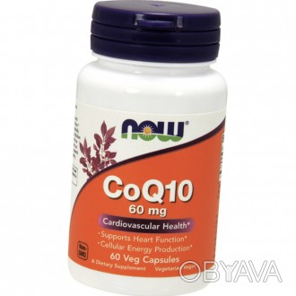 Коэнзим Q10 Now Foods CoQ10 60 mg 60 капс
✅Только оригинальная продукция, отправ. . фото 1