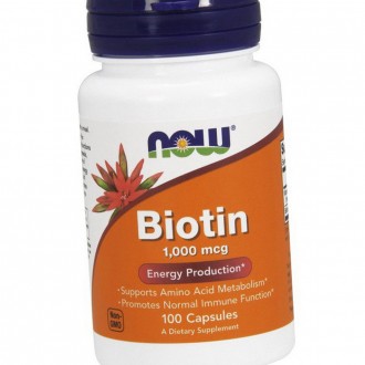 
Описание NOW Foods Biotin 1.000 мкг
Biotin 1000 mcg - уникальный продукт от ком. . фото 4