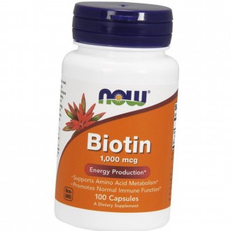 
Описание NOW Foods Biotin 1.000 мкг
Biotin 1000 mcg - уникальный продукт от ком. . фото 2