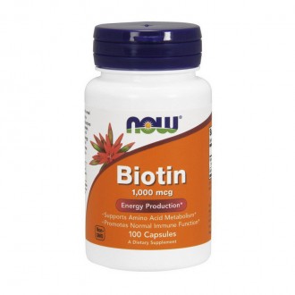
Описание NOW Foods Biotin 1.000 мкг
Biotin 1000 mcg - уникальный продукт от ком. . фото 3