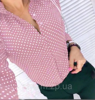 Блузка рубашка в горошек до 52 размера 
 
Украсьте свой гардероб еще одной модно. . фото 8