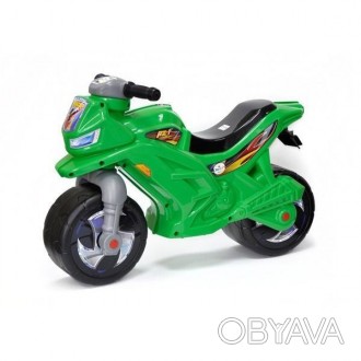 Детский мотоцикл беговел 2-х колесный, зеленый (501-1G)
Ваш маленький непоседа п. . фото 1