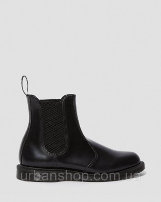 ОРИГІНАЛ! Жіночі Dr.Martens FLORA LEATHER CHELSEA BOOTS BLACK POLISHED SMOOTH 14. . фото 11