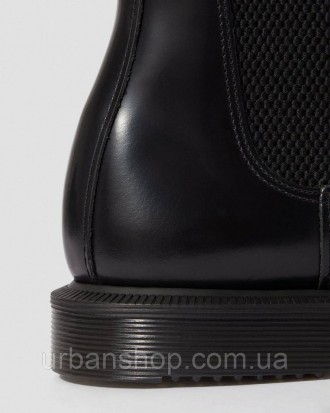 ОРИГІНАЛ! Жіночі Dr.Martens FLORA LEATHER CHELSEA BOOTS BLACK POLISHED SMOOTH 14. . фото 5