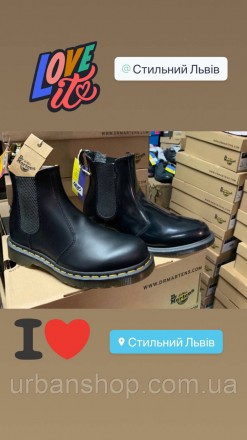 ОРИГІНАЛ! Жіночі Dr.Martens 2976 Black Smooth LEATHER CHELSEA BOOTS DM 22227001.. . фото 2