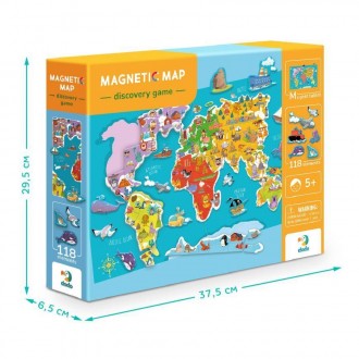 Новая интереснознающая развивающая игра Dodo Магнитная карта. Пора узнать больше. . фото 6