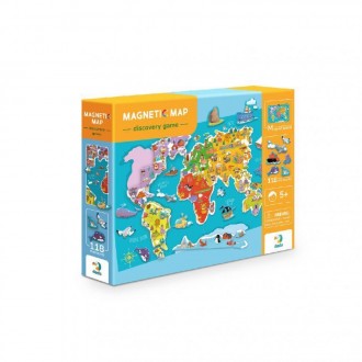 Новая интереснознающая развивающая игра Dodo Магнитная карта. Пора узнать больше. . фото 2