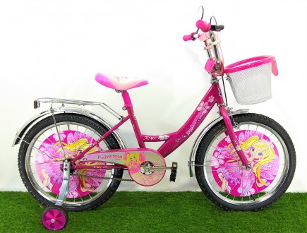  Велосипед двухколёсный Mustang Принцесса - отличный выбор для девочек от 5 до 9. . фото 2