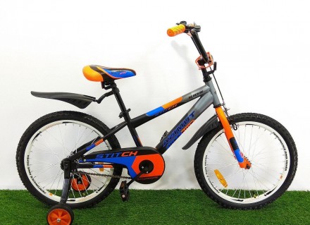  Детский велосипед Azimut Stitch - современный дизайн порадует вас, и вашего реб. . фото 2