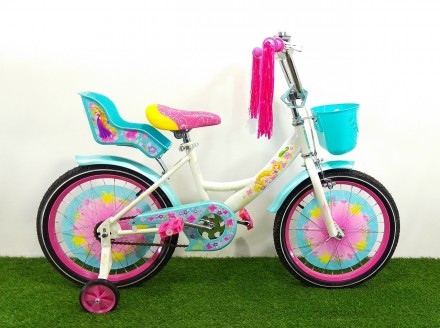  Детский велосипед для маленьких принцесс Azimut Girls (16 дюймов)
 
 Оригинальн. . фото 3