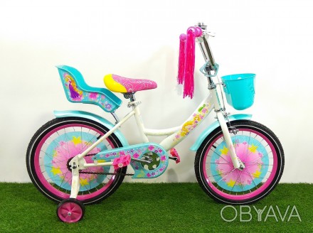  Детский велосипед для маленьких принцесс Azimut Girls (16 дюймов)
 
 Оригинальн. . фото 1