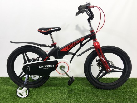 Детский велосипед премиум класса Crosser Premium 16" с облегченной рамой из магн. . фото 2