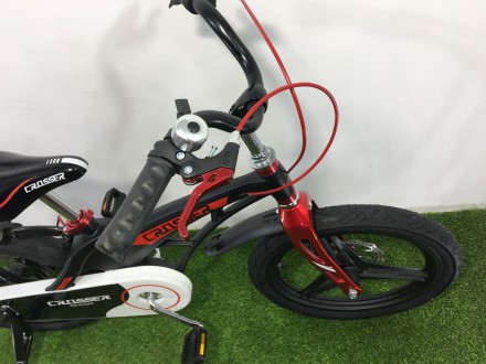 Детский велосипед премиум класса Crosser Premium 16" с облегченной рамой из магн. . фото 6