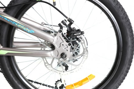 Велосипед двухподвесный Crosser Legion для подростков оборудован дисковыми тормо. . фото 7